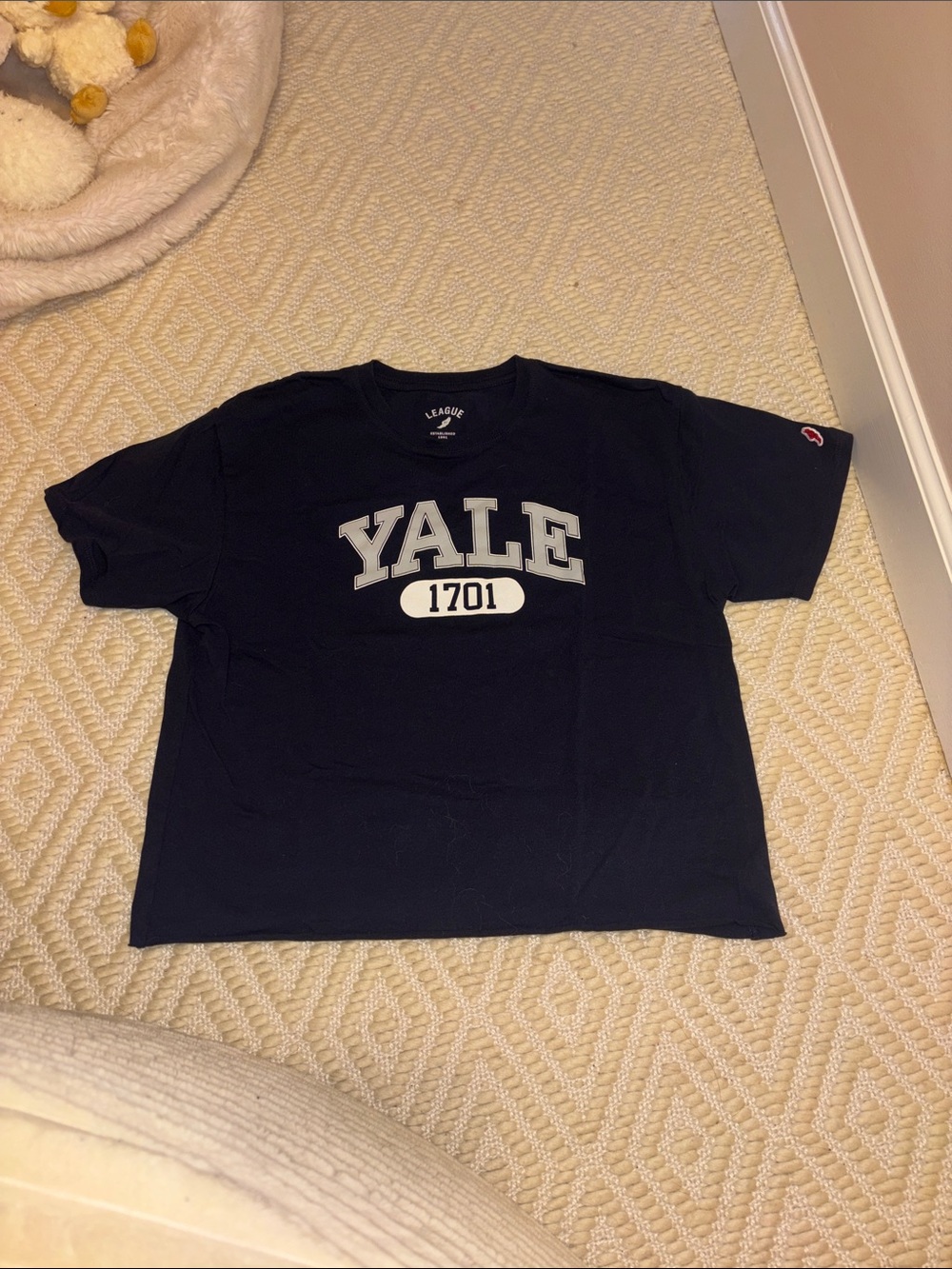 League Navy YALE 1701 Short Sleeve Tee